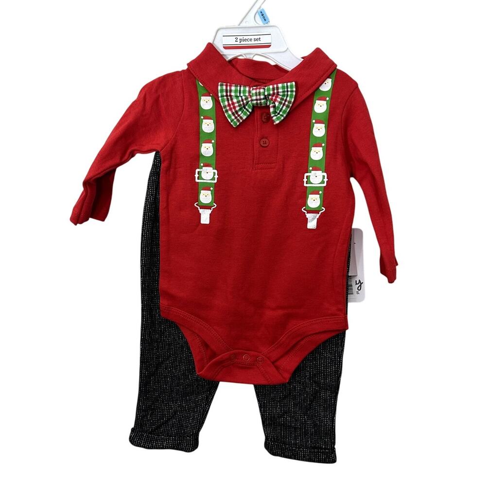 Baby Starters 2 Piece Christmas Set Long Sleeve And Pants 3 Months NWT